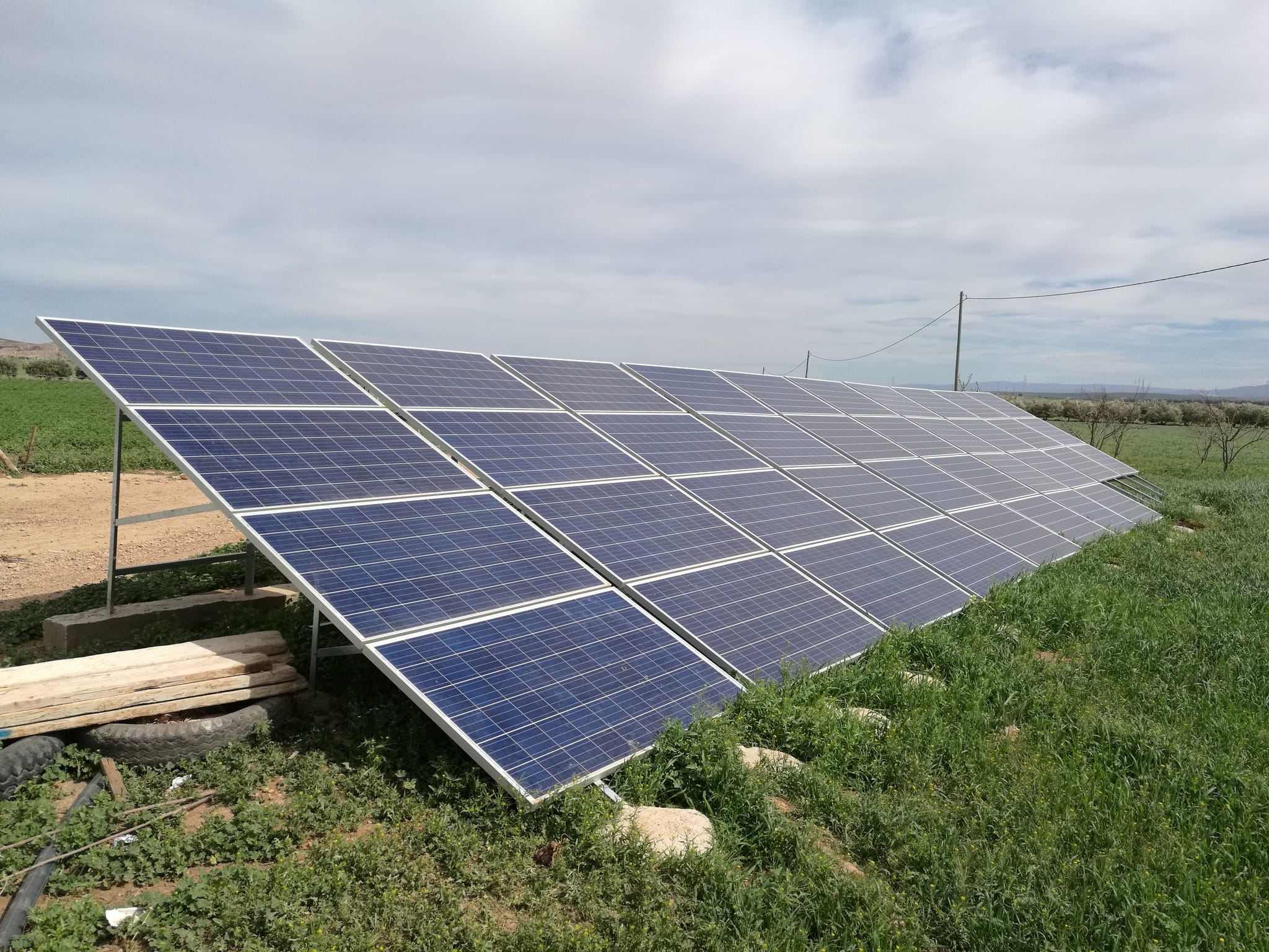Solar pond pump system operating successfully Morocco