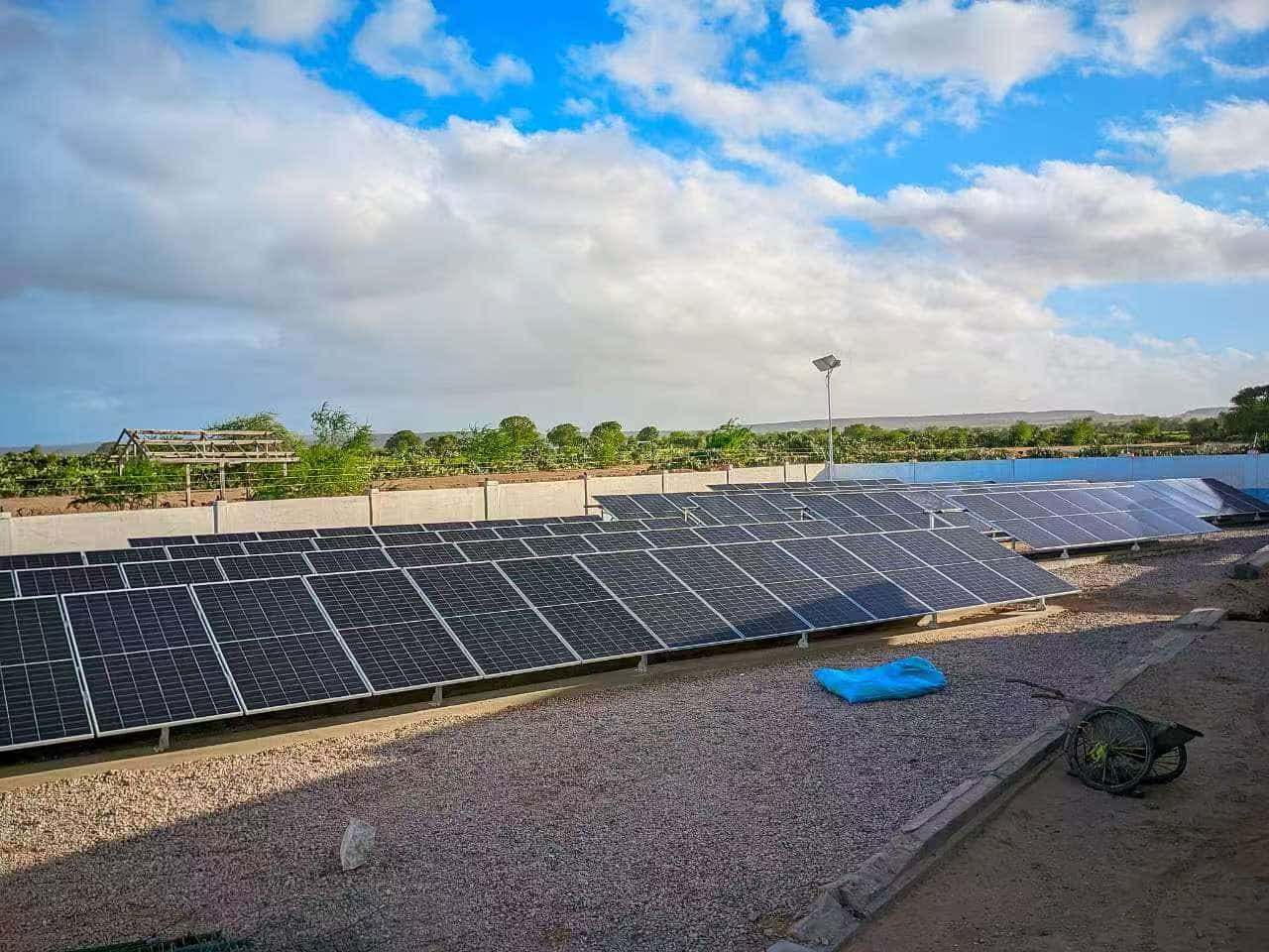 Remote solar pump installation in Madagascar
