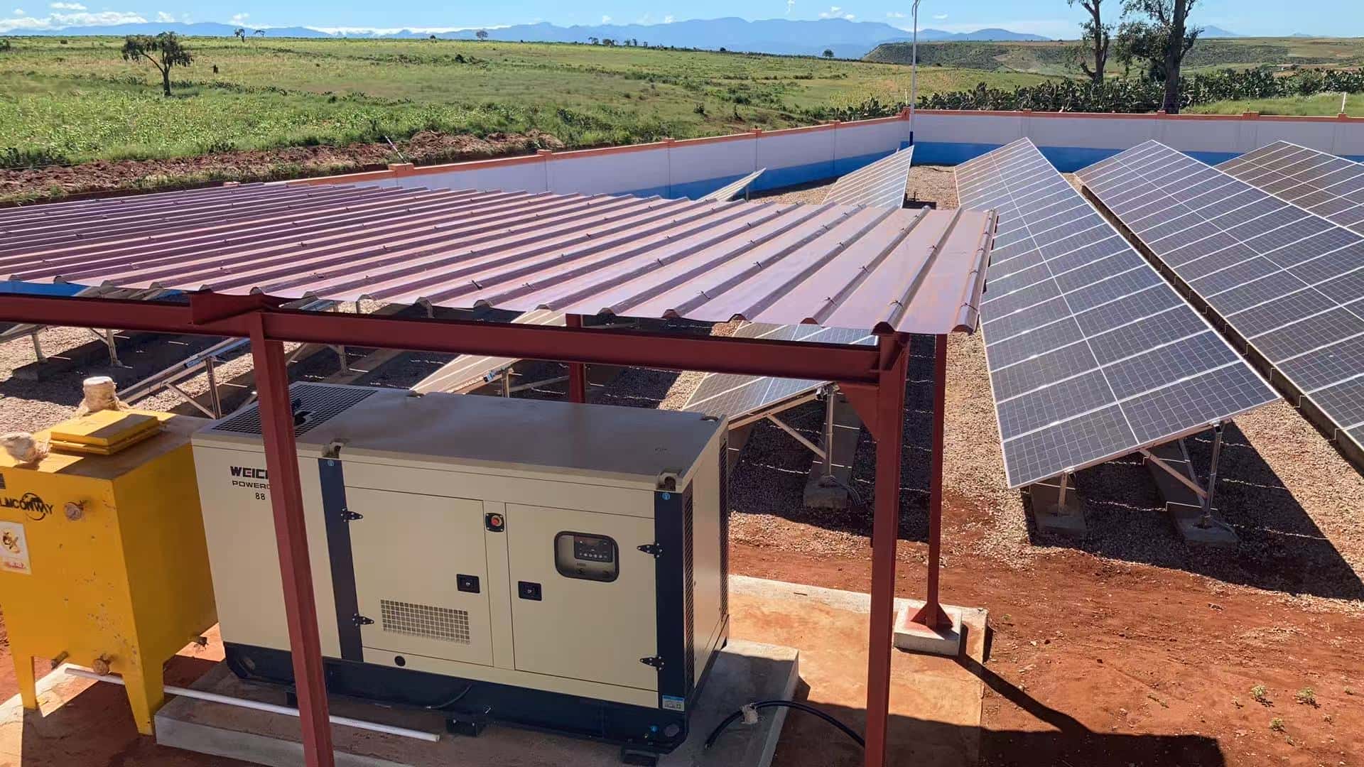 Industrial solar water pumping system