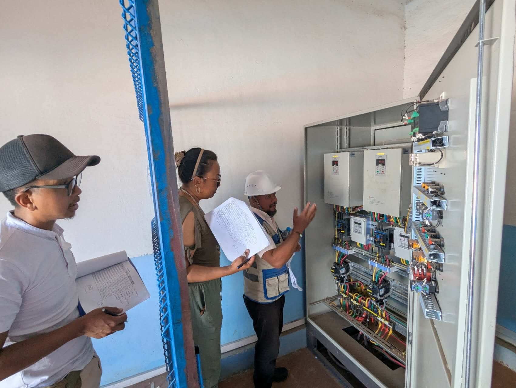 Madagascar solar water pumping system for deep well supply