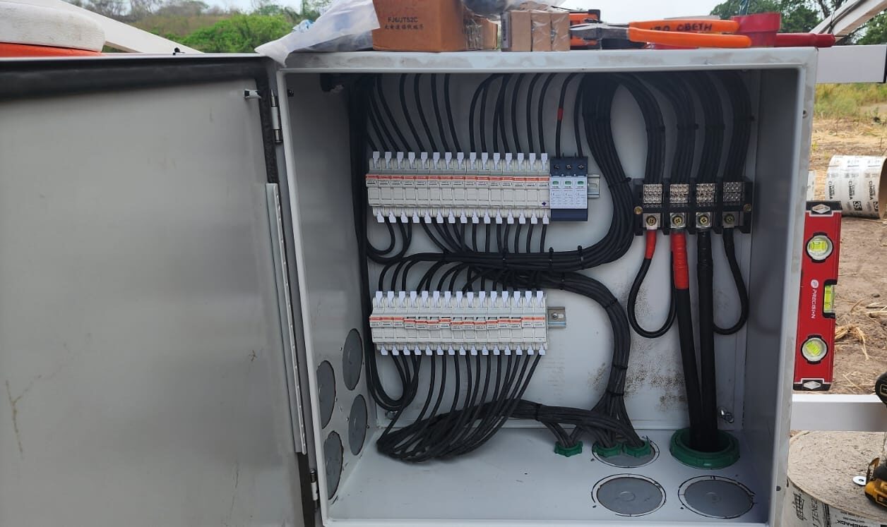 Connection box and protection wiring discipline