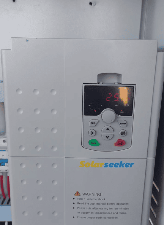 SP4015 hybrid solar pump inverter installation