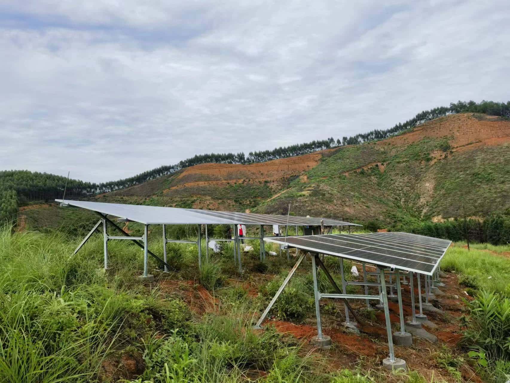 SP4 solar powered submersible pump installation in Guangxi