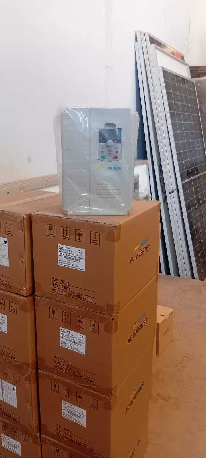 380V solar inverter stock for solar motor pump projects in Morocco