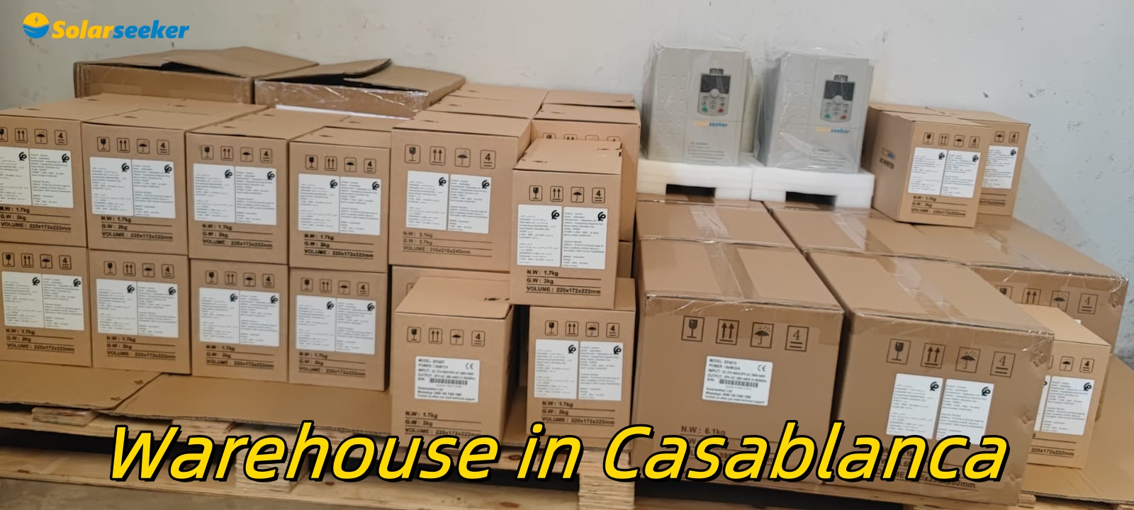 Casablanca warehouse in Morocco supporting solar motor pump buyers with local stock