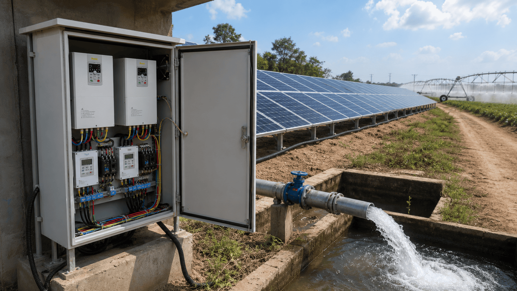 Solar water pump inverter selection guide for crop irrigation systems