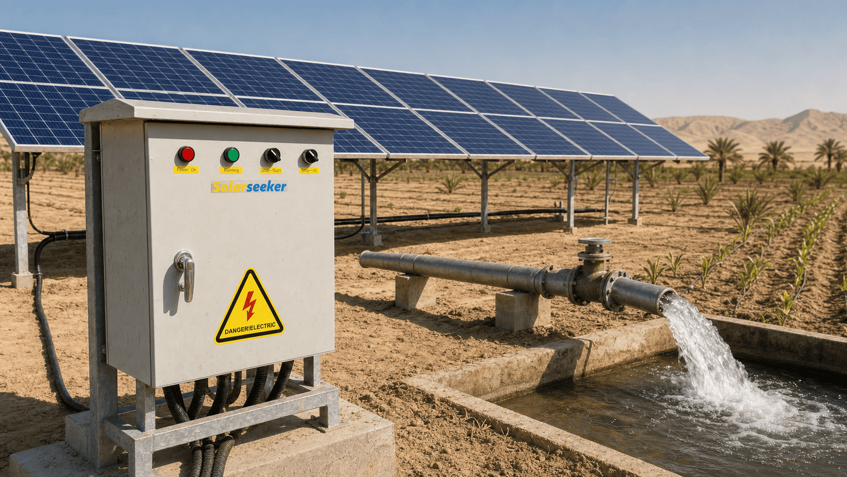 Solar pump inverter market demand for irrigation water projects